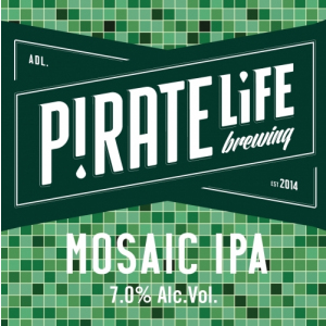 Pirate Life Mosiac  IPA 21 litres 7%
